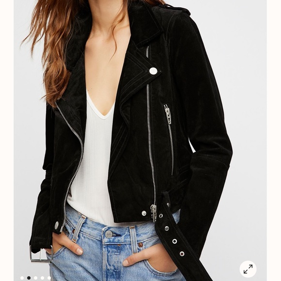 Blank NYC Jackets & Blazers - Blank NYC Suede Moto Jacket